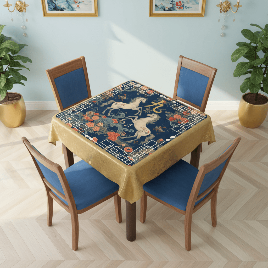 Year of the Fire Horse 2026 Limited Edition Mahjong Mat - Splash of Color Co.