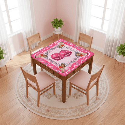 Nostalgic Vintage Valentine Mahjong Mat - Splash of Color Co.