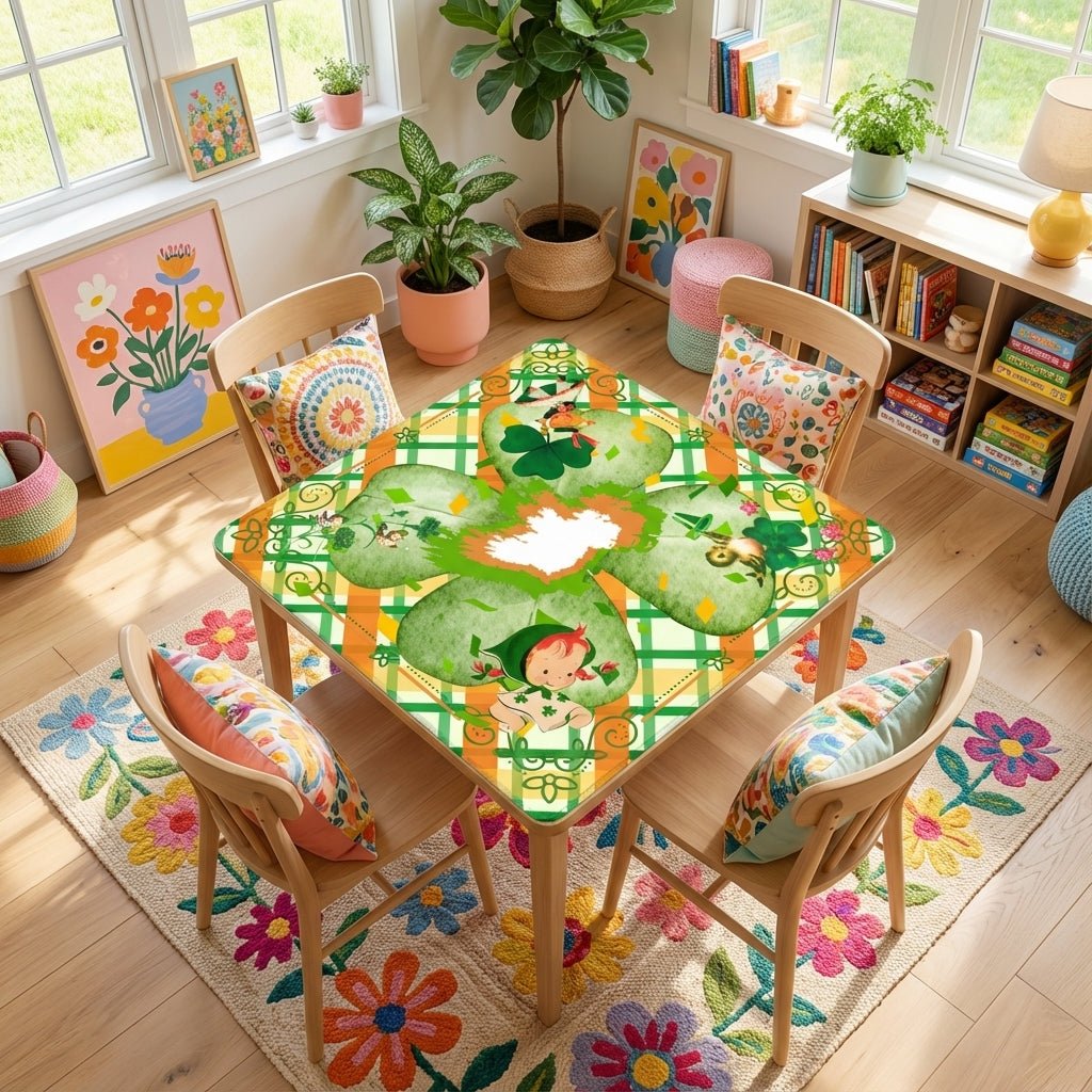 Luck Of The Irish, Vintage Nostalgia Charming Mahjong Mat - Splash of Color Co.