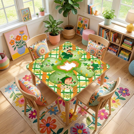 Luck Of The Irish, Vintage Nostalgia Charming Mahjong Mat - Splash of Color Co.