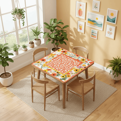 Petals And Pungs Spring Garden Mahjong Mat - Splash of Color Co.