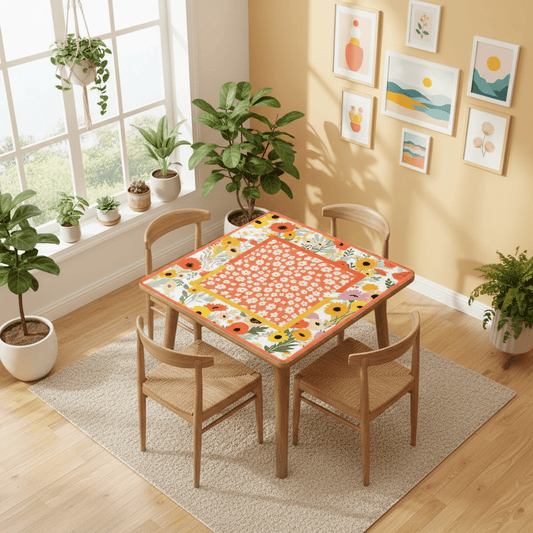 Petals And Pungs Spring Garden Mahjong Mat - Splash of Color Co.