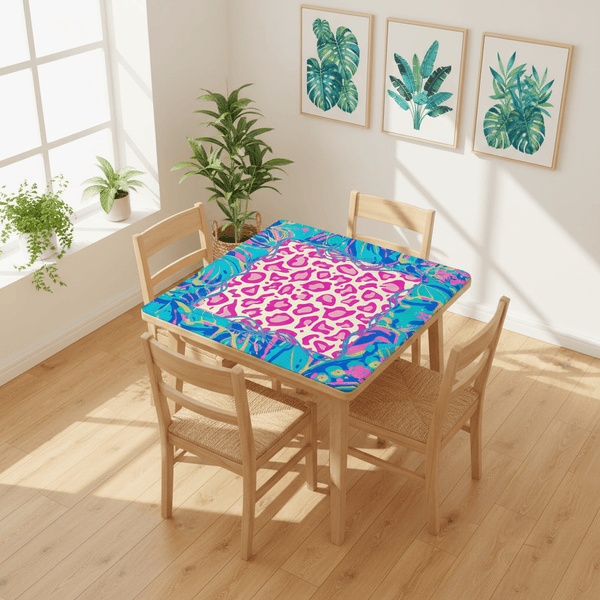 Preppy Pastel Whimsy Garden Club Mahjong Mat - Splash of Color Co.