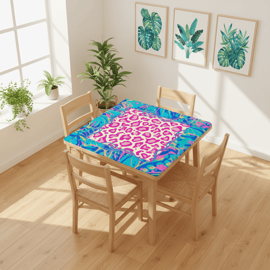 Preppy Pastel Whimsy Garden Club Mahjong Mat - Splash of Color Co.