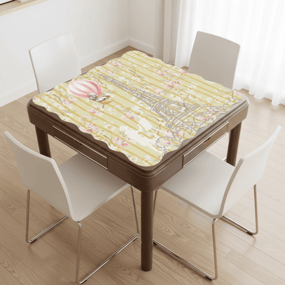 The French Connection Scalloped Mahjong Mat - Splash of Color Co.