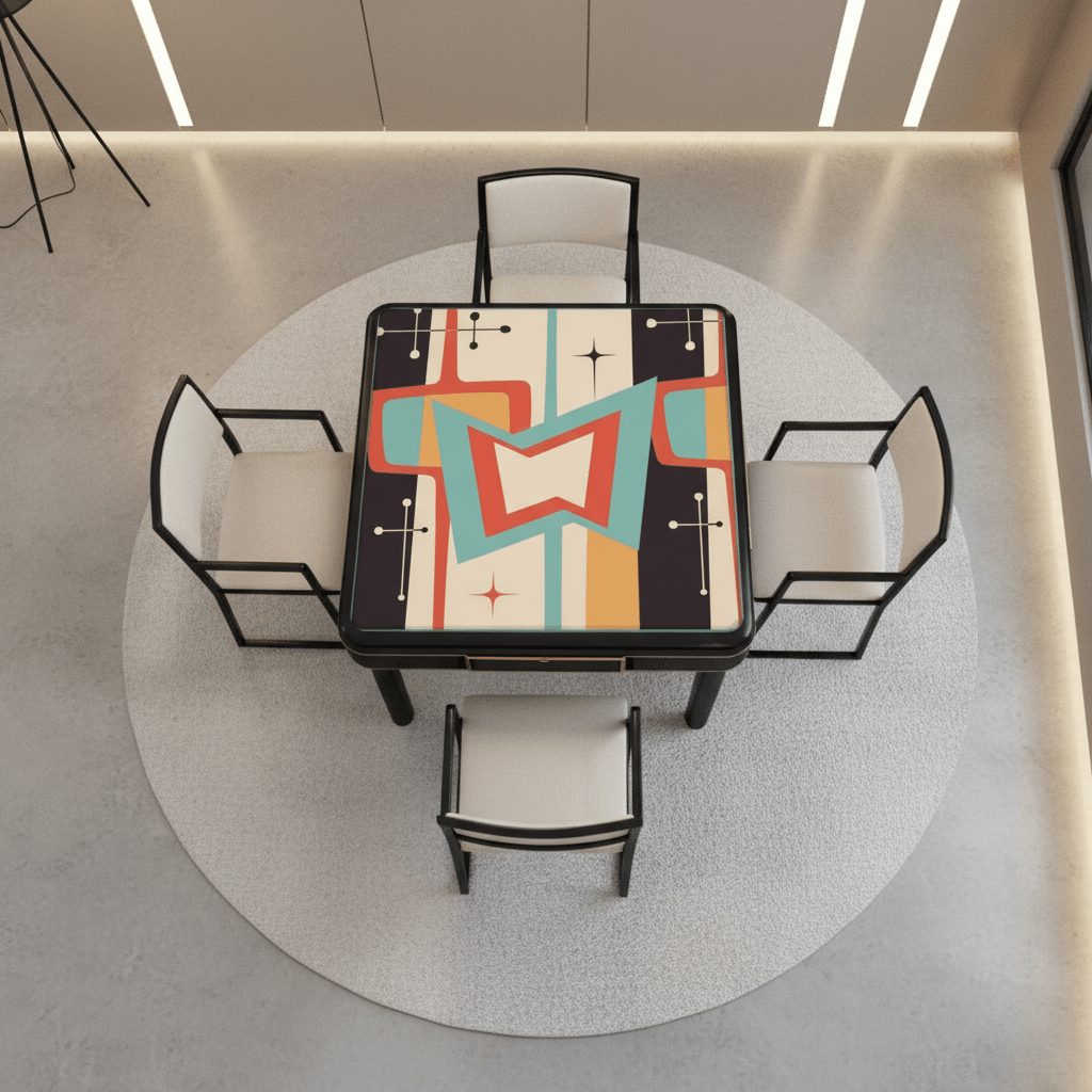 Mod Squad Mahjong Mat Lucky Grid - Splash of Color Co.