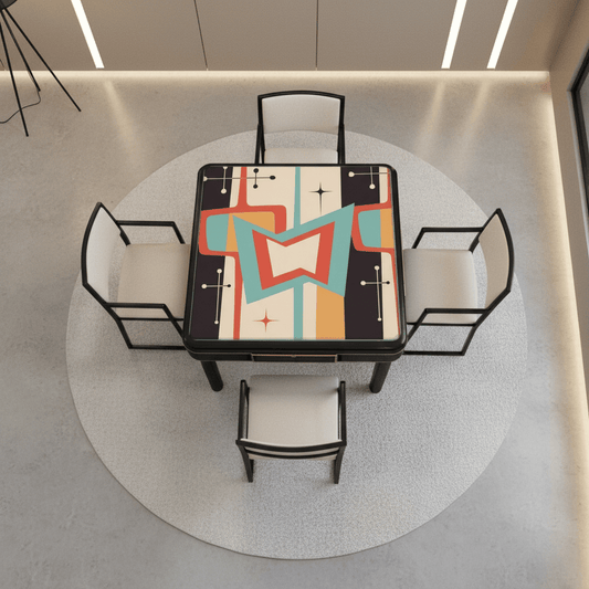 Mod Squad Mahjong Mat Lucky Grid - Splash of Color Co.