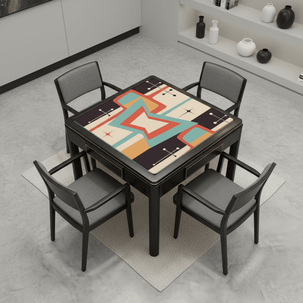 Mod Squad Mahjong Mat Lucky Grid - Splash of Color Co.