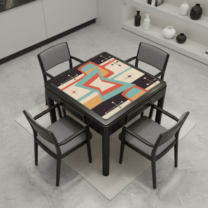 Mod Squad Mahjong Mat Lucky Grid - Splash of Color Co.