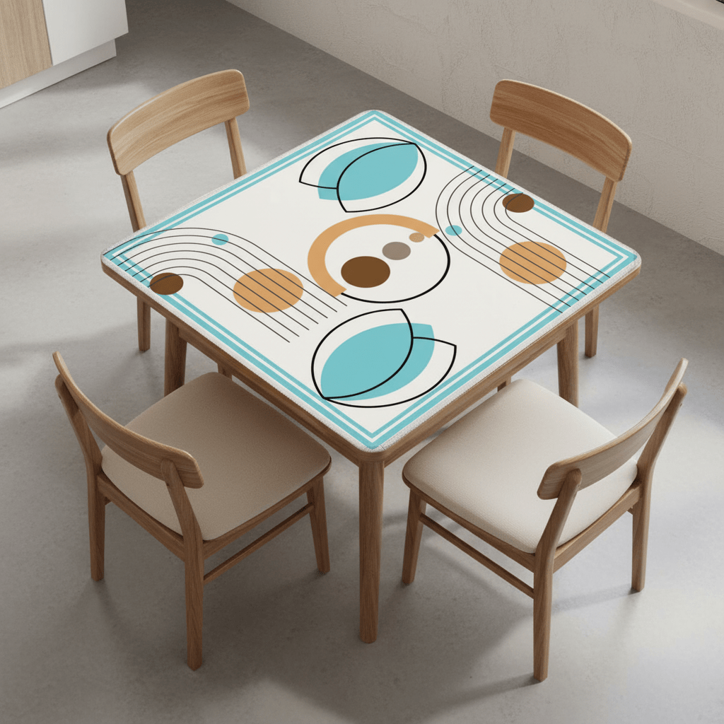 Cloud Dancer Modern Purist Mahjong Mat - Splash of Color Co.