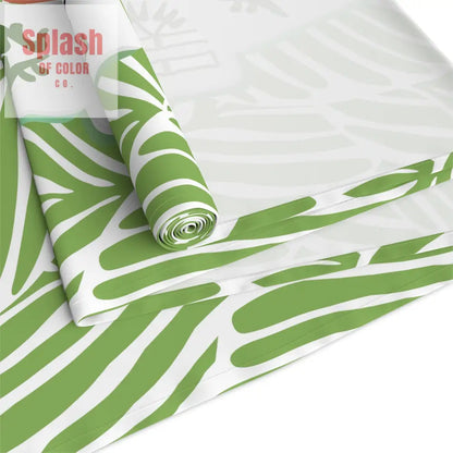 Mahjong Table Runner Tropical Table Runner Leafy Print Mahj Gift Modern Table Decor Perfect for Summer Parties Holiday