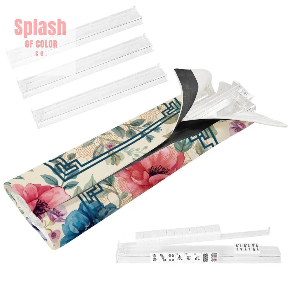 Mahjong Tile Pusher Racks, Asian Designed Mahjong Rack Storage Bag - Splash of Color co.