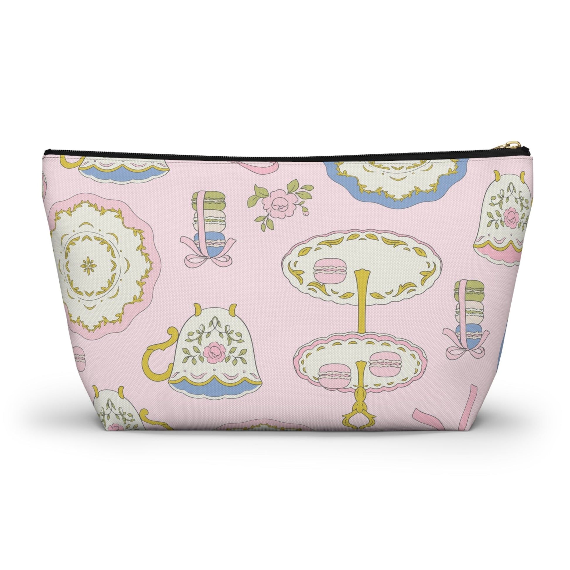 Mahjong Tile Talk And Tea Time Tile Carry Pouch - Bags