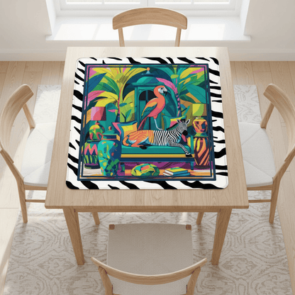 Wild Thang Animal Safari Mahjong Mat - Splash of Color Co.