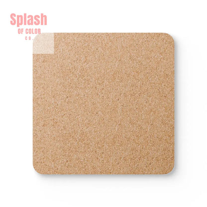 Merry Mahj Mahjong Christmas Winter-Themed Cork Coaster Set Cute Holiday Drink Coasters - Cork / 3.75’’ × 3.75’’