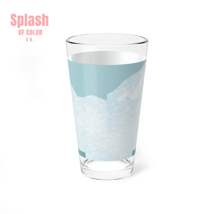 Merry Mahjong Christmas Mixing Glass Cocktail Glass Holiday Drinkware Festive Barware Merry Mahjong Shaker Glass - 16oz