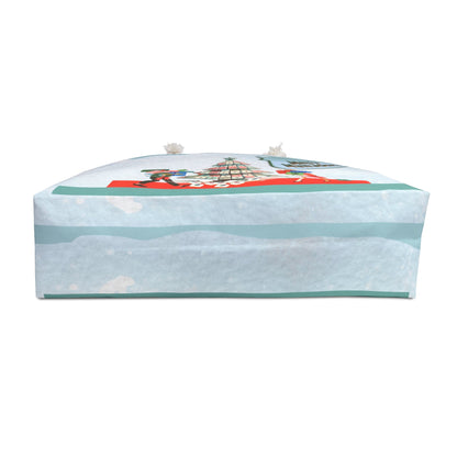 Merry Mahjong Christmas Tote For Tiles Shopping Or Weekender Bag Mahjong Lover Gift - 24’’ × 13’’ - Bags