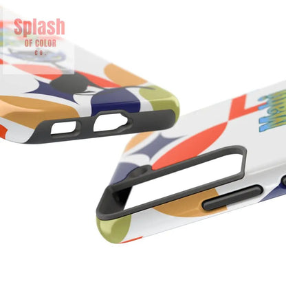 Modern Mahjong Diva Cat Stylish Phone Cases, Stylish And Whimsical - Splash of Color co.