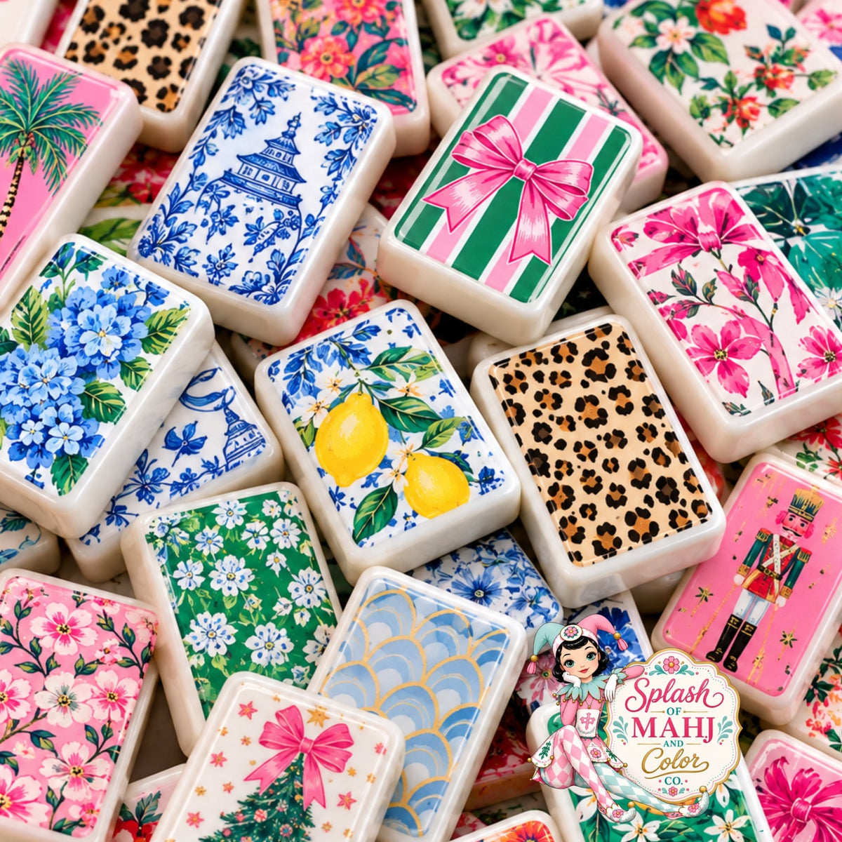 Design Your Own Mahjong Tiles Exclusive To You - Splash Of Mahj And Color Co.