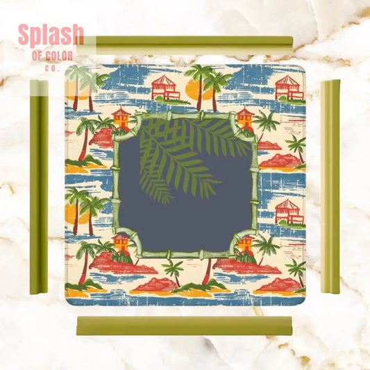 Old World Vintage Florida Beach Heritage Collection Mahjong Mat Daily Accessories