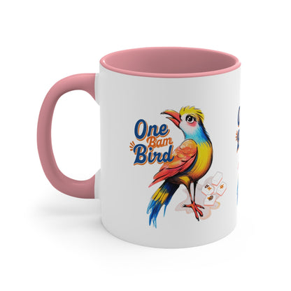 One Bam Bird Mahjong Mug Gift For Mahjongg Enthusiasts Hostess Gift For Mahjong Game Night Play - Mug