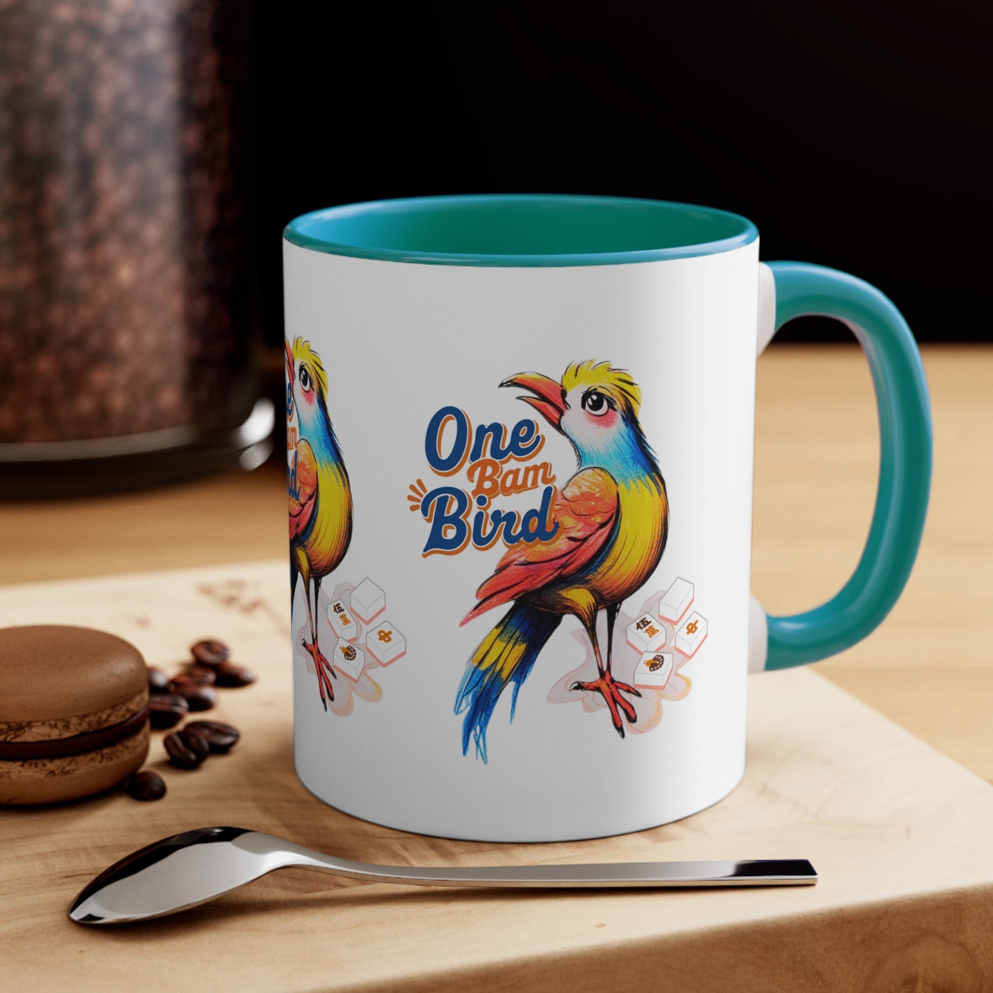 One Bam Bird Mahjong Mug Gift For Mahjongg Enthusiasts Hostess Gift For Mahjong Game Night Play - Mug