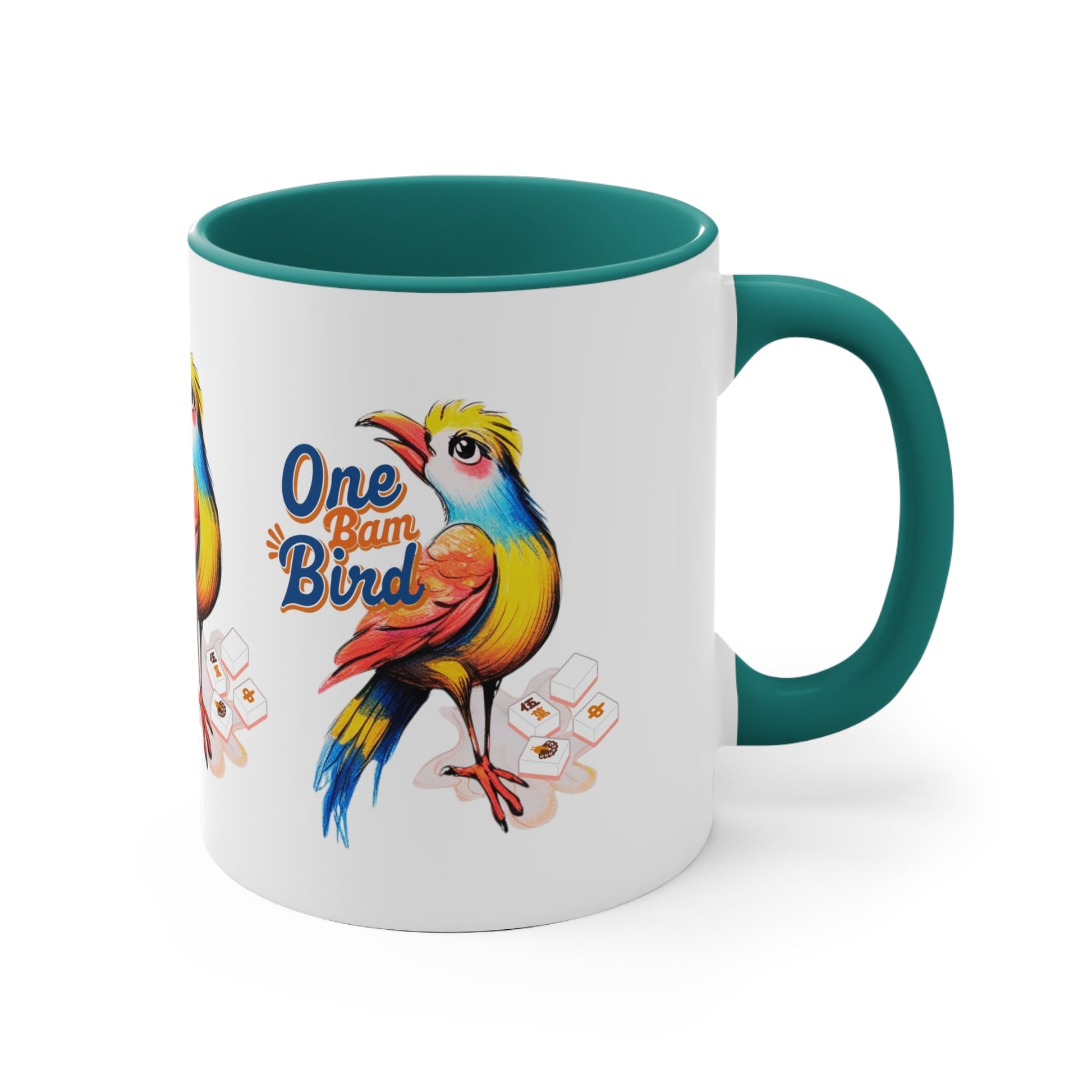 One Bam Bird Mahjong Mug Gift For Mahjongg Enthusiasts Hostess Gift For Mahjong Game Night Play - Mug