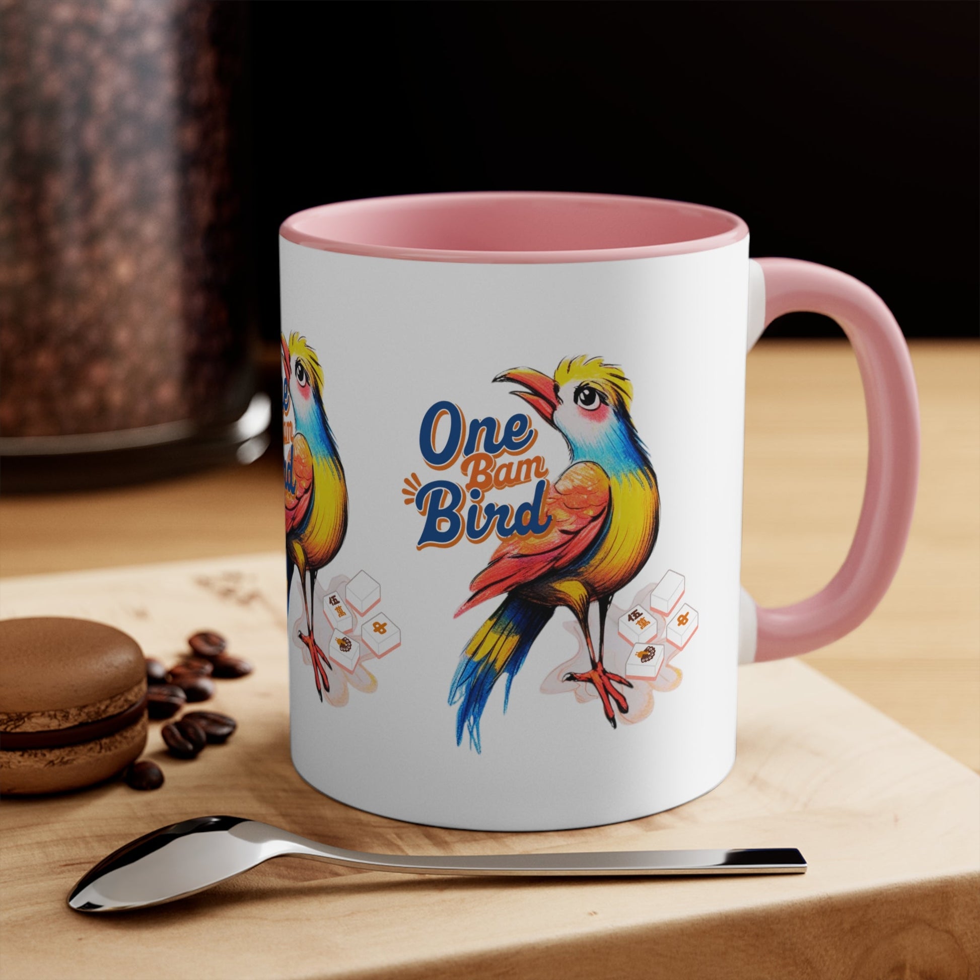 One Bam Bird Mahjong Mug Gift For Mahjongg Enthusiasts Hostess Gift For Mahjong Game Night Play - Mug
