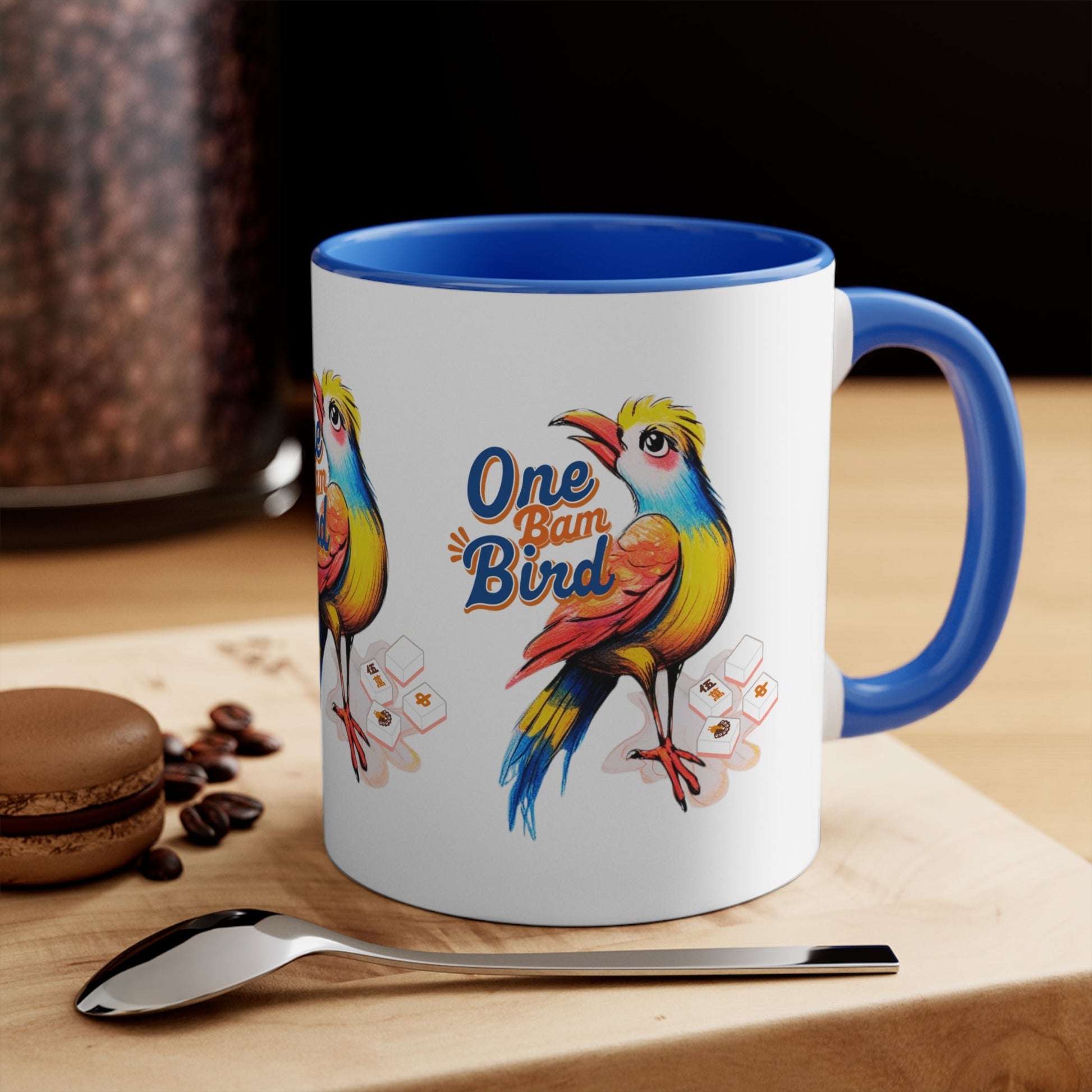 One Bam Bird Mahjong Mug Gift For Mahjongg Enthusiasts Hostess Gift For Mahjong Game Night Play - Mug