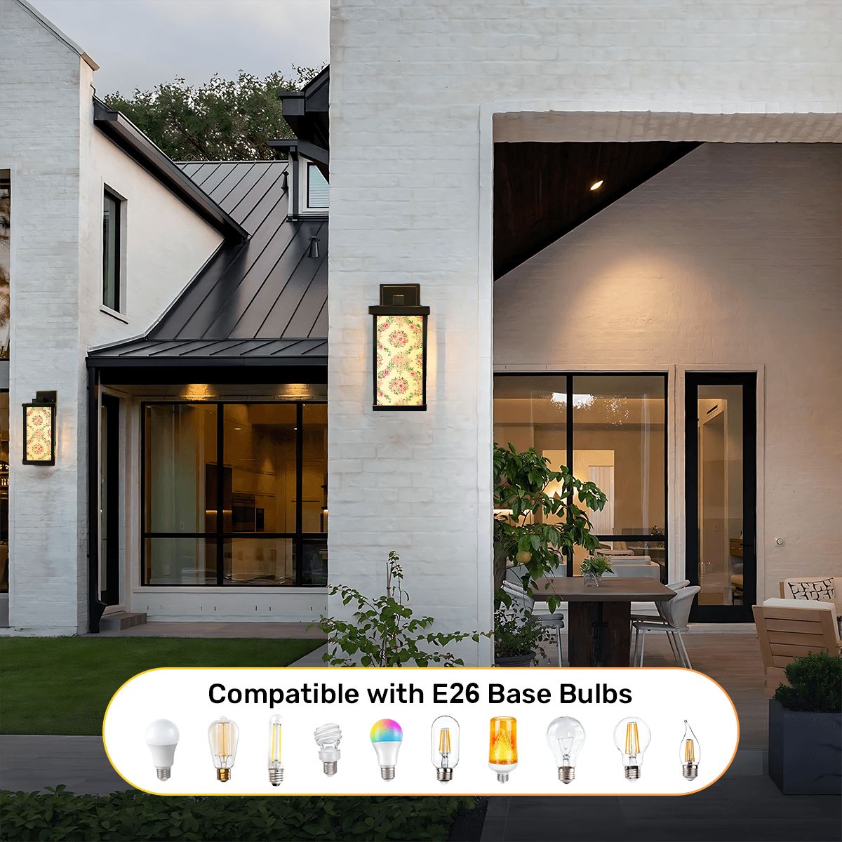 Patio Wall Light - One Size - Wall Lighting