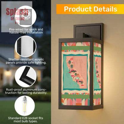 Patio Wall Light - One Size - Wall Lighting
