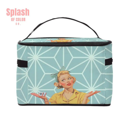 Mahjong Tile Accessory Vintage Nostalgia Portable Mahjong Bag - Splash of Color co.