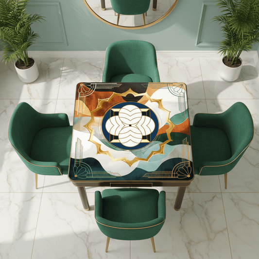 Art Deco Mahjong Mat Speakeasy Collection - Splash of Color Co.