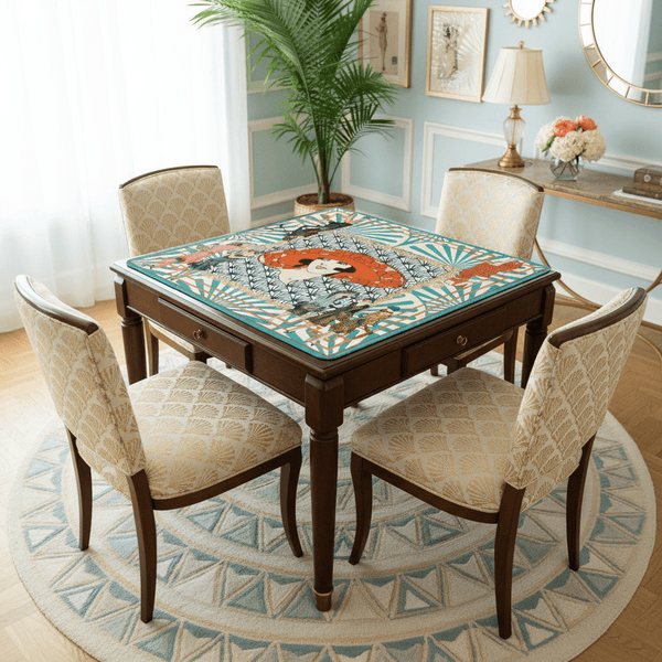 The Roaring 1920's Art Deco Mahjong Mat - Splash of Color Co.