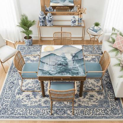 Colorado State Pride Snow Covered Mountains Mahjong Mat - Splash of Color Co.