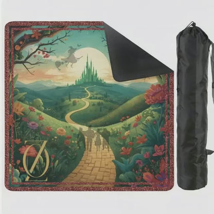 Wizard Of Oz Mahjong Mat Whimsical Land Of