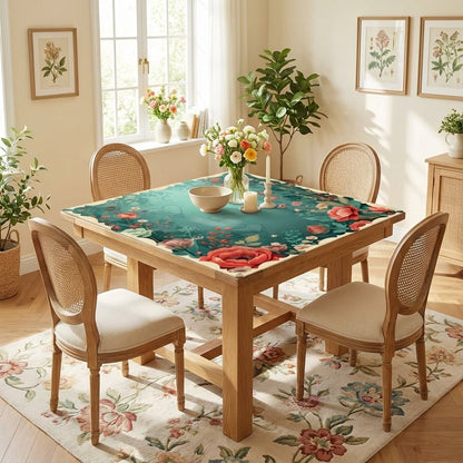 It Must Be Love, Vintage Valentine Roses Mahjong Mat - Splash of Color Co.