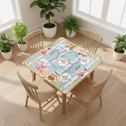 Mahjong Mat, French Patisserie Florals And Roses - Splash of Color Co.