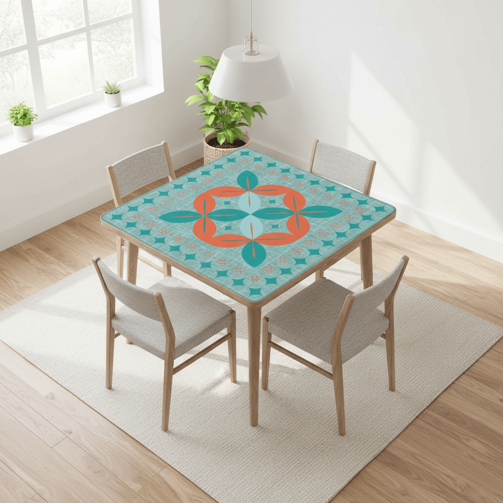 Modern Scandinavian Nord Still Mahjong Mat - Splash of Color Co.