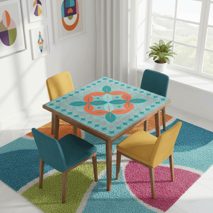 Modern Scandinavian Nord Still Mahjong Mat - Splash of Color Co.