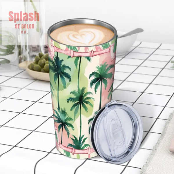 Stainless Steel Insulated Tumblers with Lid & Straw (20oz) One Size Drinkware