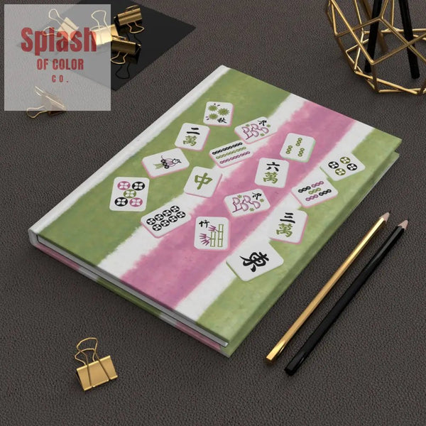 Stylish Mahjong Themed Hardcover Journal | Great for Writers Gifts Note taking and Occasions Journal Paper products