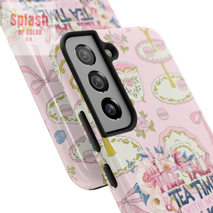 Tea Time Mahjong Phone Case - Stylish Tough Phone Case for Gamers, Tea Lovers, Unique Gift, Protection, Fun Design - Splash of Color co.