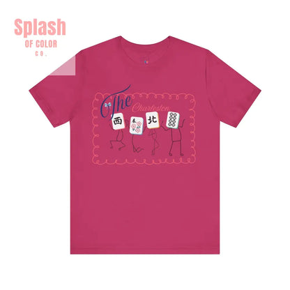 The Charleston Shirt Mahjong Tee Whimsical Graphic T-Shirt Dancing Tiles Mahj Mom Game Lover Mahj Group Gift Shirt