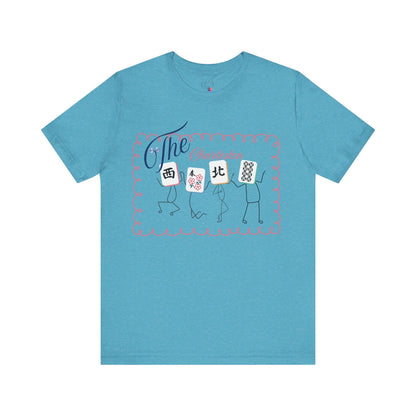 The Charleston Shirt Mahjong Tee Whimsical Graphic T-Shirt Dancing Tiles Mahj Mom Game Lover Mahj Group Gift Shirt