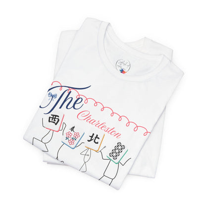 The Charleston Shirt Mahjong Tee Whimsical Graphic T-Shirt Dancing Tiles Mahj Mom Game Lover Mahj Group Gift Shirt