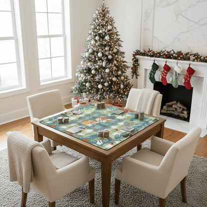 Foxie Moxie Woodland Holiday Winter Mahjong - Splash of Color Co.