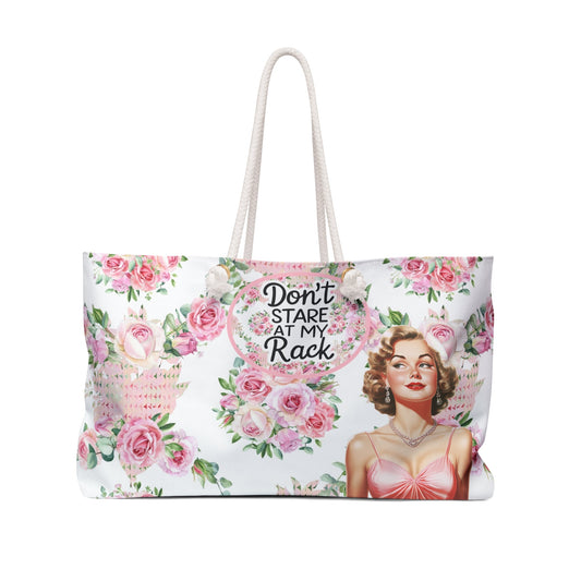 Weekender Bag Funny Mahjong Lover Gift Floral Shabby Roses Mahjong Player Travel Tote Overnight Duffel Carry On Luggage