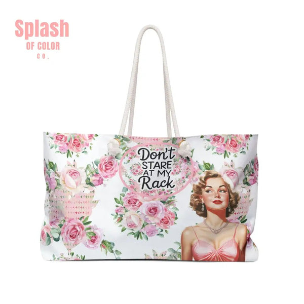 Weekender Bag Funny Mahjong Lover Gift Floral Shabby Roses Mahjong Player Travel Tote Overnight Duffel Carry On Luggage