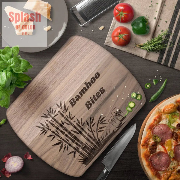 Whimsical Mahjong Lover Chacuterie Board For Entertaining, Bamboo Bites - Splash of Color co.